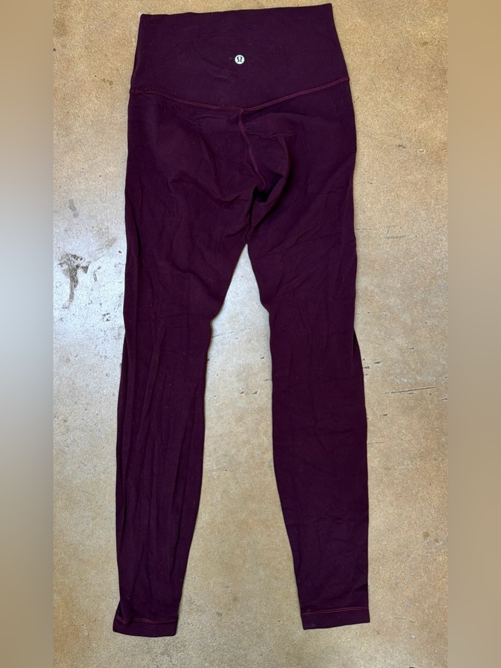 Lululemon Align Pants Women’s 4 Burgundy High Rise 27” Ankle Leggings